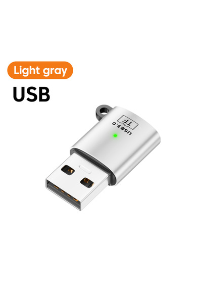 choice2 USB Light Gray Mini USB Type C To TF Card Reader Adapter USB 3.0 Adap...