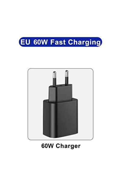 Choice1 EU Plug Black 60W Super Fast For Charger For S26 S25 S24 S23 Ultra 5A...