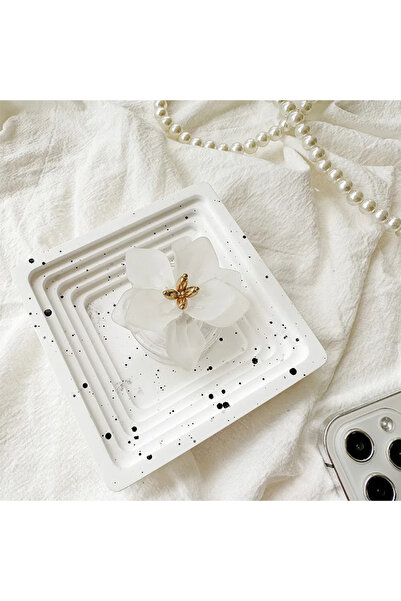 Choice WHITE Stylish Epoxy LOTUS FLOWER SMART TOK Universal Phone Bracket Kor...