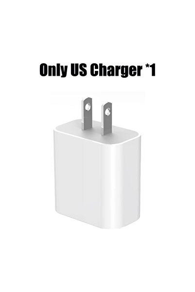 Choice1 WHITE Only US Charger 30W Fast Charger Set USB C Port Wall Charging 3...