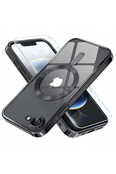choice2 iPhone 16e Case & Screen Protector Black Magnetic Official Titanium C...