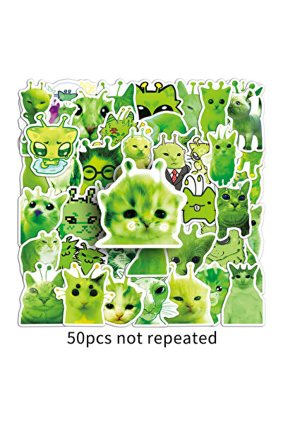 Choice 50pcs 50Pcs alien cat graffiti DIY cartoon Decoratio phone Luggage Lap...
