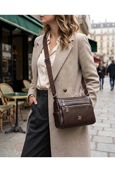 WİKİDAYS.S MODA TRENDİ Multi-Compartment Patterned Women's Shoulder Bag - Sty...