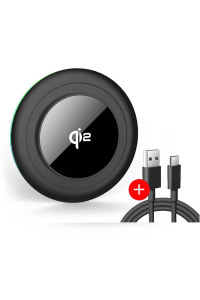 Choice3 Black with cable Wireless Charger Pad for iPhone 17.16.15.14 Phone Ch...