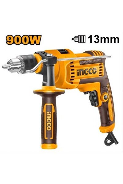 Ingco 900W Impact Drill, 13mm Chuck, 0–2800RPM, Variable Speed, Forward & Rev...