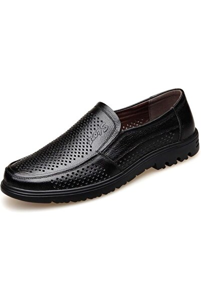 GENERAL HoujiilollNX summer shoes Summer Classic Literal Leather Loafers for ...