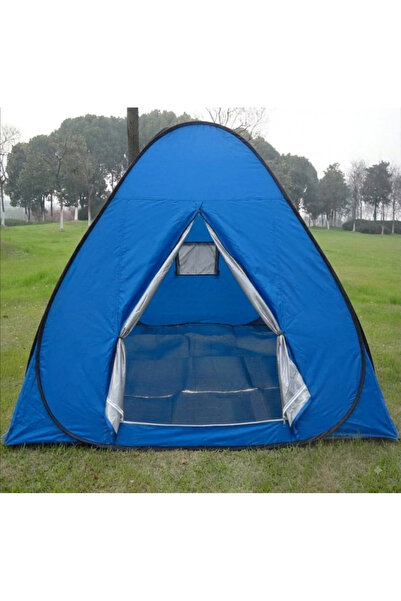 Generic Brand Blue Color Camping and Hiking Tent Auto Open Without Poles