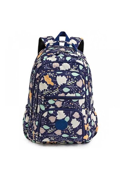 Generic Brand Rucsac Școlar Impermeabil Floral 1575/1580, Încăpător, 47x32x15...