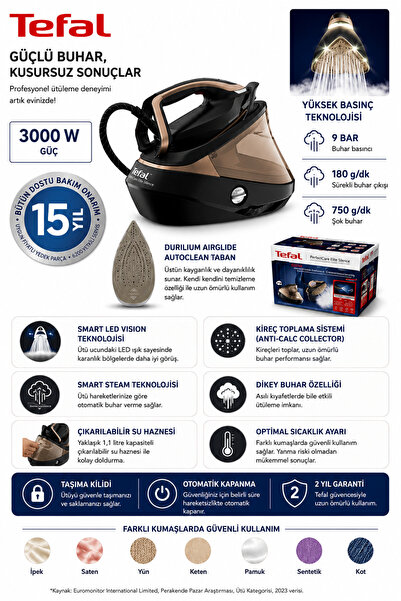 TEFAL Pro Express Vision Buhar Kazanlı Ütü