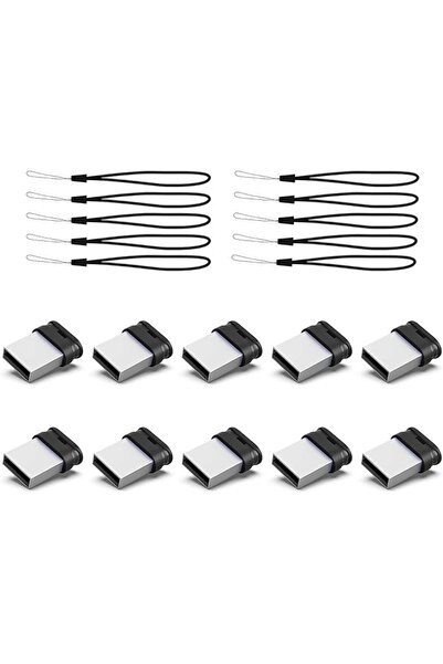 GENERAL فلاش درايف صغير من K&ZZ سعة 16 جيجابايت، عبوة من 10 قطع، ذاكرة USB صغ...