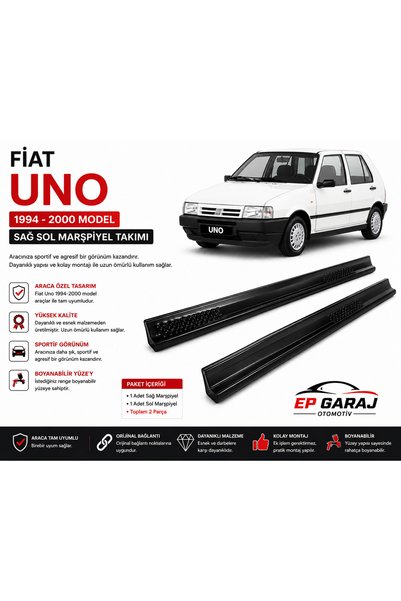 EP GARAJ OTOMOTİV FİAT UNO 1994-2000 MODEL UYUMLU SAĞ SOL MARŞPİYEL TAKIMI | ...