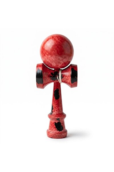 STELAMOS Kendama Profesională, STELAMOS, Ediția Lava Splash, Lemn Premium, Ne...