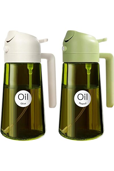 GENERAL YARRAMATE 470ml Light-Blocking Dark Oil Sprayer for Cooking, 2 in 1 O...