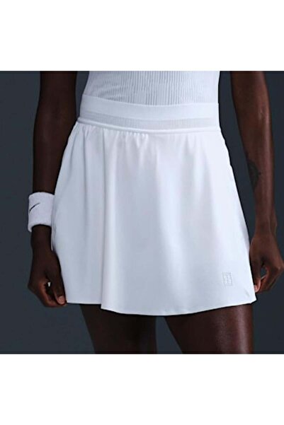 Nike Court Ace Advantage Dri-FIT Tenis Eteği - Beyaz-KUZEY SPORT