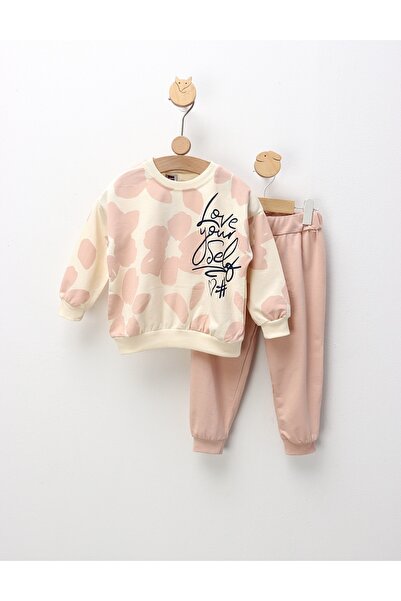 MiniKids Compleu Love Your Self, crem-brej