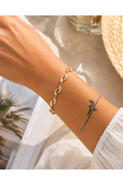 POYASE Elegant Bracelet with Gold Color Stones