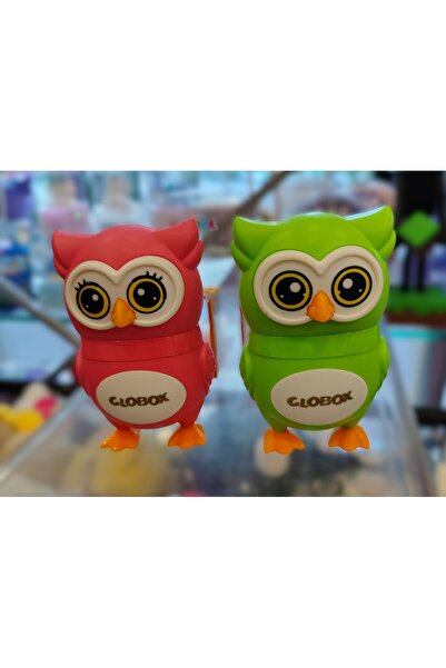 ada çanta kırtasiye Owl Model Eraser+Sharpener Pink-Green (2 Pieces) Vy8333596