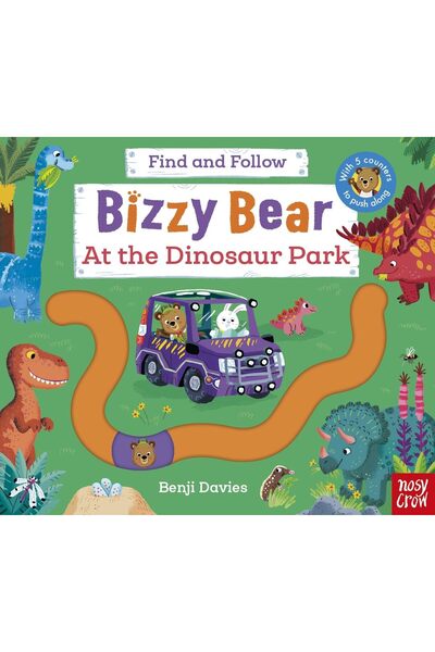 Nosy Crow Ltd Bizzy Bear Find and Follow: At the Dinosaur Park: with 4 slidin...