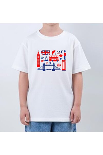 venüsdijital Countries Concept England Printed T-Shirt