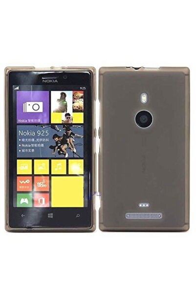 OEM Ματ Θήκη TPU Σιλικόνης Ημιδιαφανής Γκρι (Nokia Lumia 925)