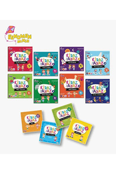 Kurmay Yayınları Fenomen Minik – Kiraz ile Ayaz Öğrenci Seti (4+ Yaş) (12 Kit...