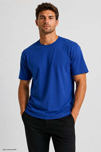 ModaPlaza Men's Crew Neck T-Shirt 4091