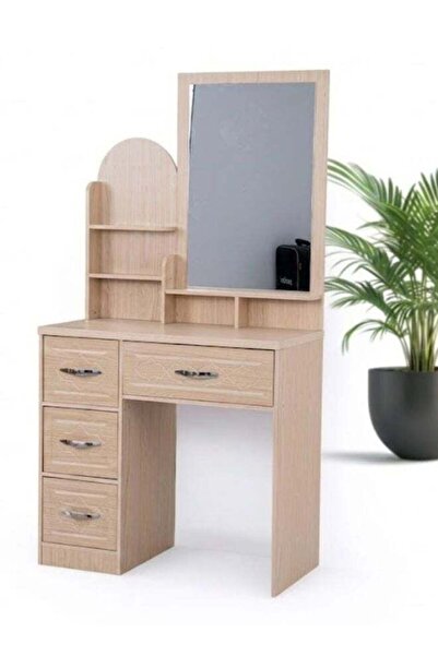 Generic SUNLIT HOME Modern Wooden Dressing Table Vanity Set with Rectangular ...