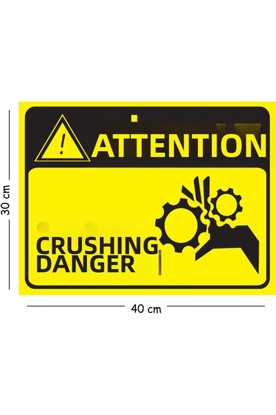 Mayeka لافتة تحذيرية معدنية من Metal Attention Danger Jam Hazard مقاس 30x40 س...