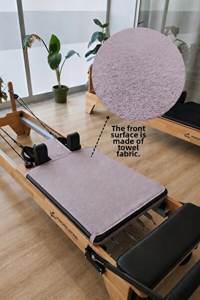 Sevim Non-Slip Silicone Base, Reformer Pilates Towel, Sweat-Absorbent Bamboo ...