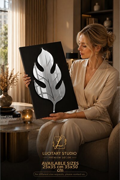 LucitART Tablou din folie de plexiglas cu oglindă argintie |   25cmX35cm |   ...