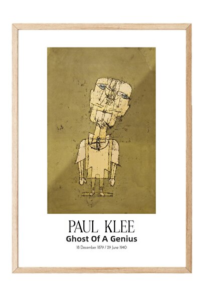 Postifull Paul Klee - Fantoma unui geniu, Tablou înrămat pe lemn, Seria de ar...