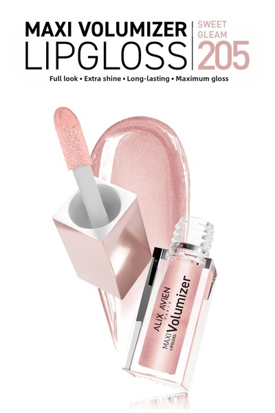 Alix Avien Maxivolumizer Lipgloss 205 - Sweet Gleam - Lasting and Moisturizin...