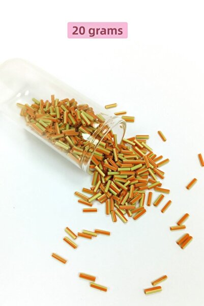 Generic Brand خرز قطع الأنابيب الطويلة بقطر 2 مم وطول 10 مم - 20 جرام - أخضر ...