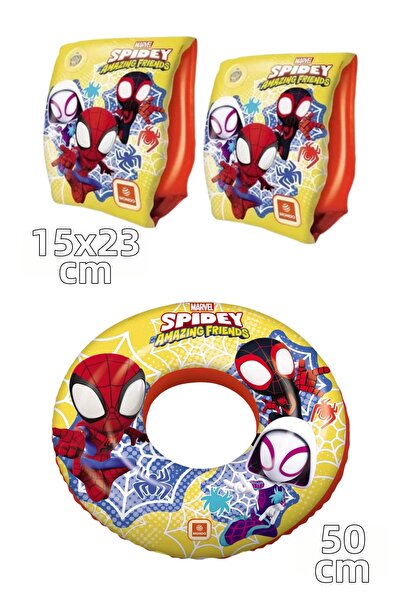 YILDIRIM OYUNCAK 2-Piece Spidey Swim Ring and Arm Float Set – Spiderman Kids ...
