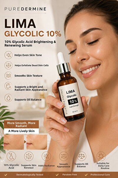 Puredermine Glycolic Acid 10% Professional Peeling Solution |   Aha Chemical ...