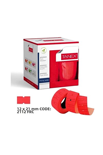 Tanex Pricing Label Red - 3 Pieces