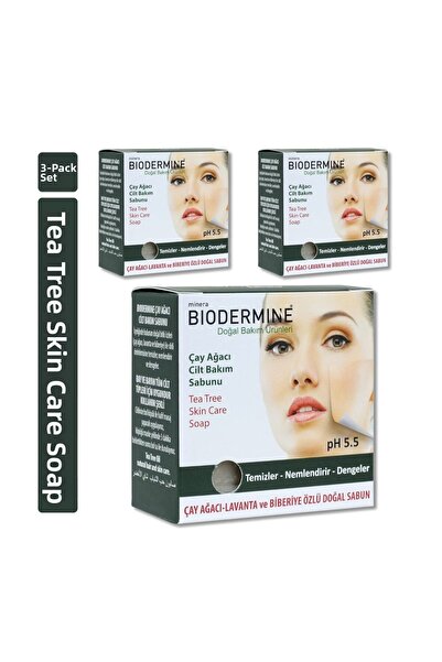 MineraBiodermine Biodermine Tea Tree Soap with Lavender and Rosemary Extracts...