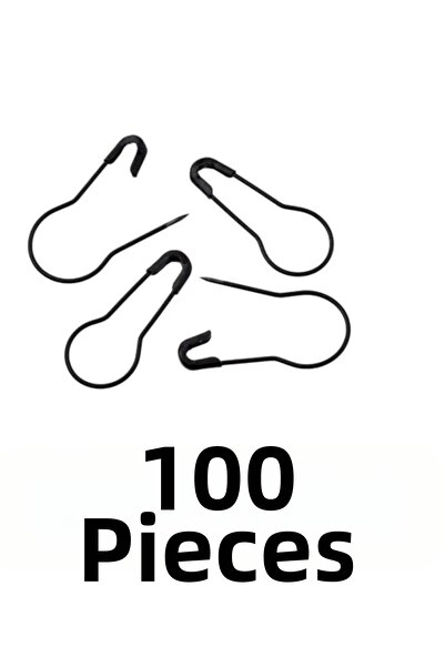 MTKardeşler 100 броя крушовидни безопасни игли, 2 см, тип крушка