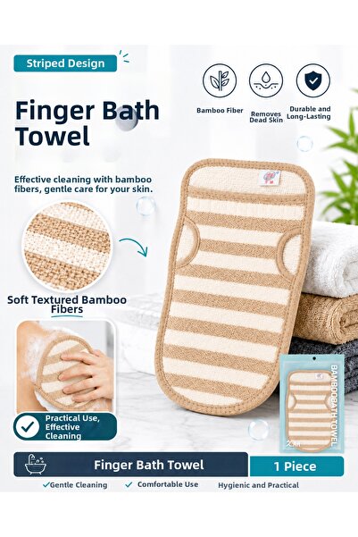 Clean Vibe Checkered Bamboo Silk Pouch with Fingers