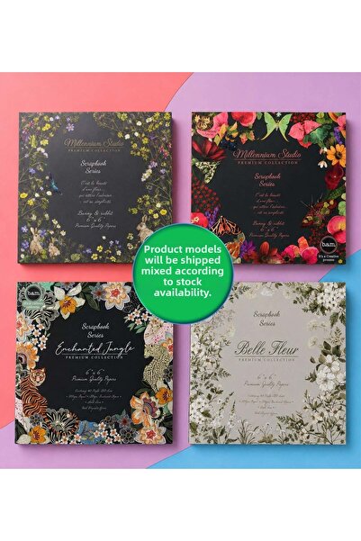Gift Moda Scrapbook Pattern Notebook