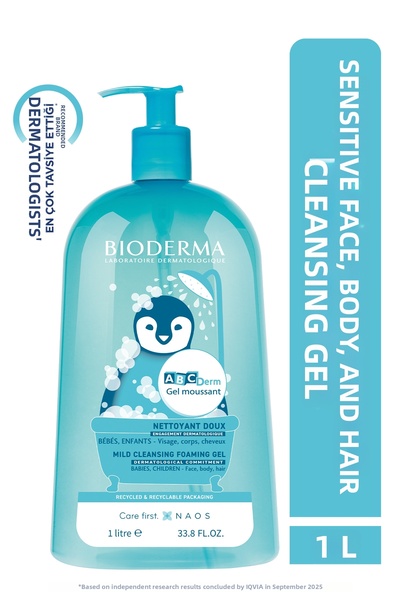 Bioderma Abcderm Foaming Cleanser 1 L
