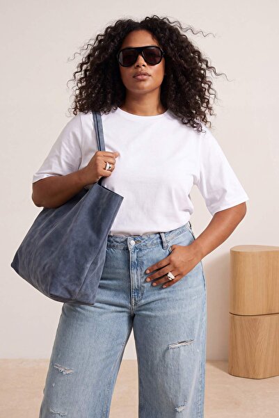 Trendyol Curve Ecru Bat Sleeve Soft Touch Knitted T-Shirt Tbbss26Bf00101