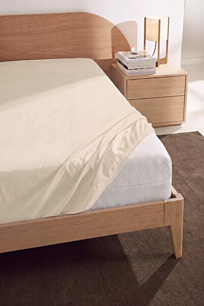TRENDYOLMİLLA HOME 100% Cotton Double Elastic Combed Cotton Bed Sheet 180X200...