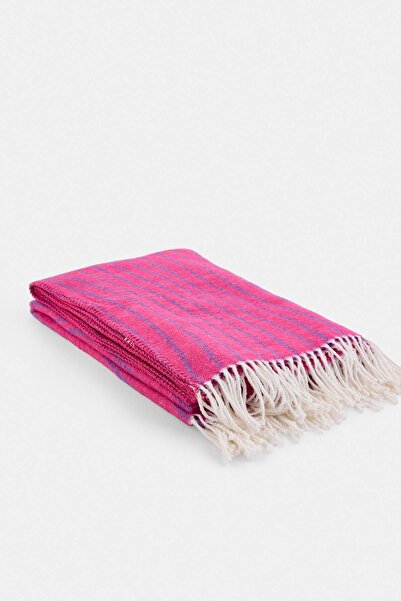 TRENDYOLMİLLA HOME Single Multi-Colored Striped Tv Blanket 130X170Cm