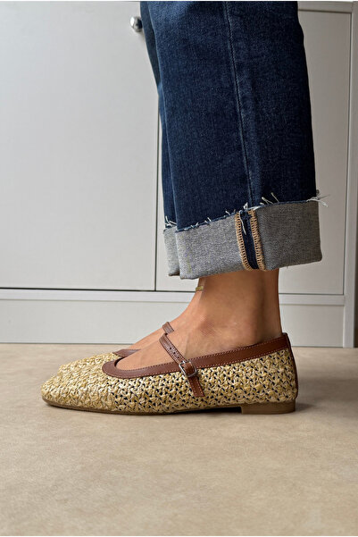 Mupa Shoes Ψάθινες Γυναικείες Μπαλαρίνες - TABA