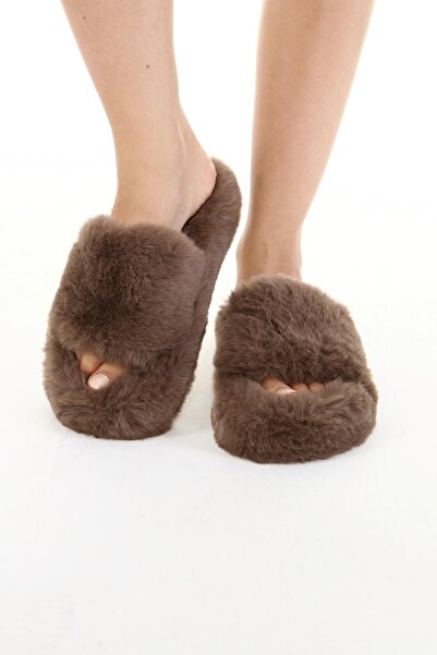 Beyond Γυναικείες Παντόφλες Ash Extra Soft Furry 3cm BYND01