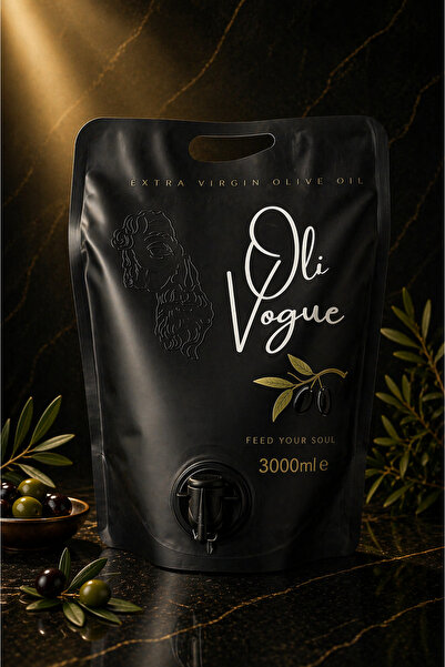 Oli Vogue Extra Virgin Olive Oil Olivogue Premium Erken Hasat Naturel Sızma Z...