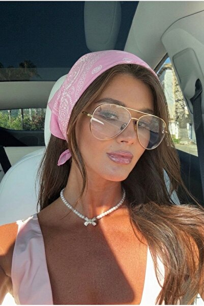 Goldmine Unisex Ethnic μοτίβο 100% βαμβακερό ροζ μπαντάνα