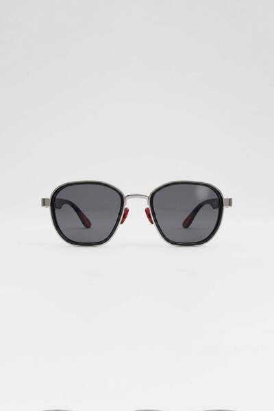 ablukaonline Men's Sporty Detailed Glasses Black