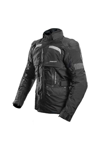 MOTOANL Motorcycle Jacket Long Model 4 Season Full Protection Maxdura Fabric ...
